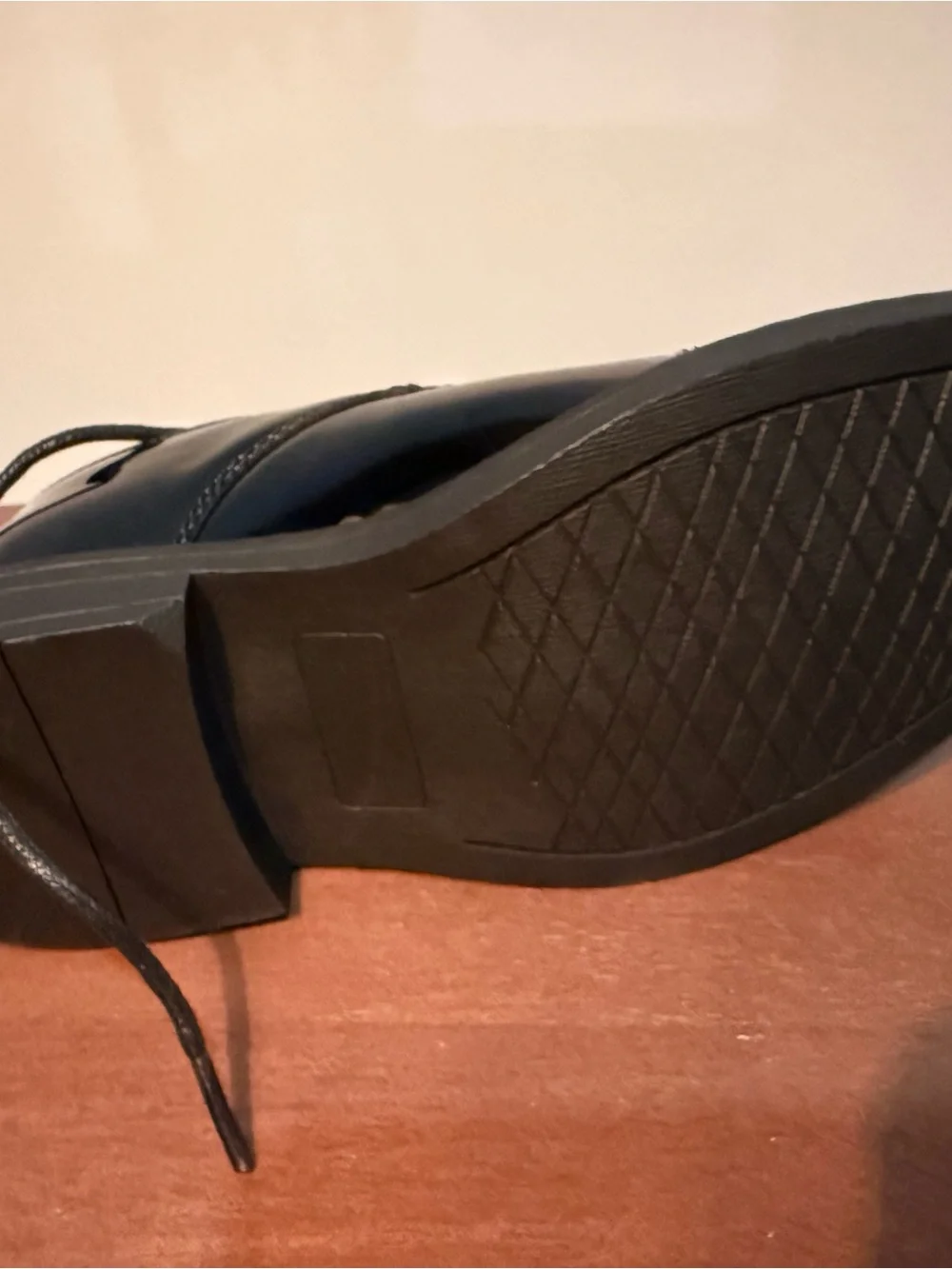 Men's Black Patent Lace-Up Dress Shoes